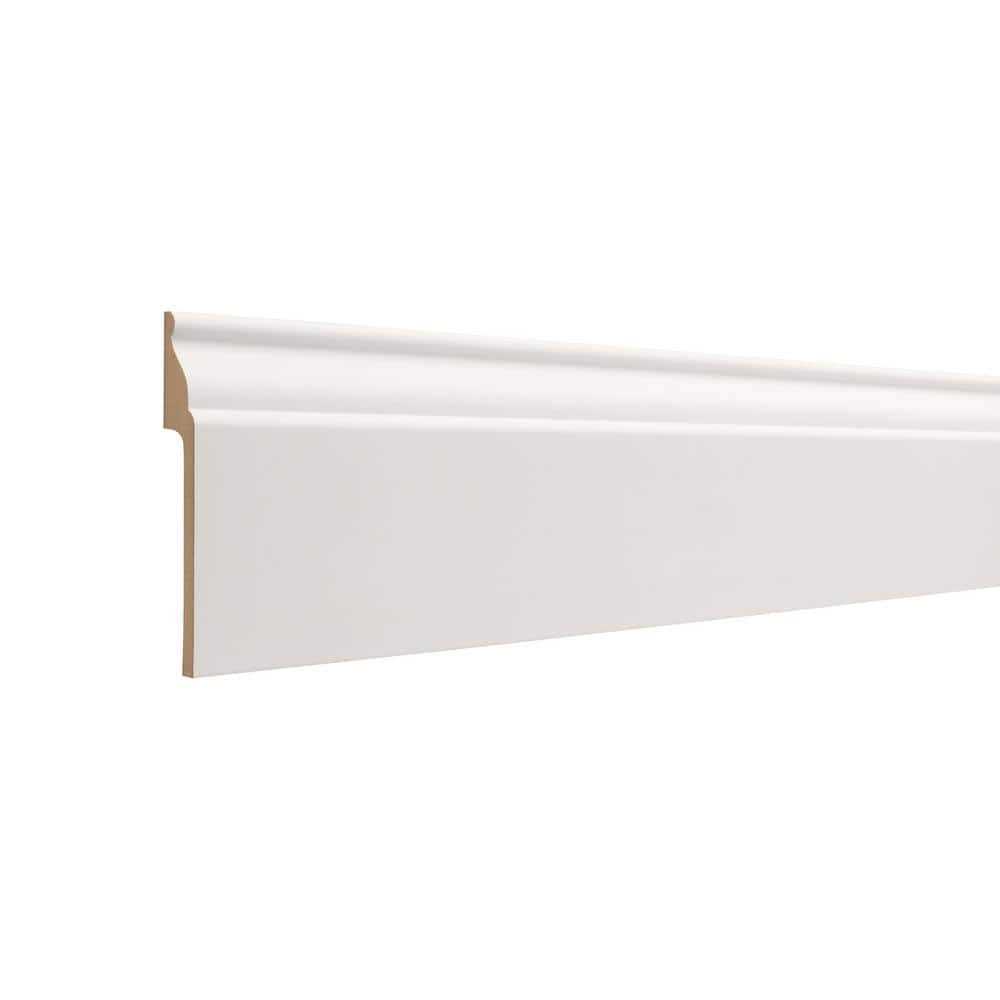 Ornamental CoverTrim 19/32 in. x 5-1/4 in. x 96 in. MDF Crown Moulding - Zenithce