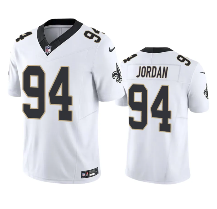 New Orleans Saints #94 Cameron Jordan White 2023 F.U.S.E. Vapor Untouchable Limited Stitched Jersey - Zenithce