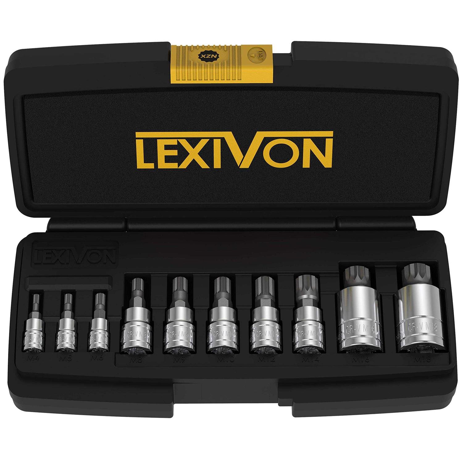 LEXIVON Torx Bit Socket Set Premium S2 Alloy Steel - Zenithce