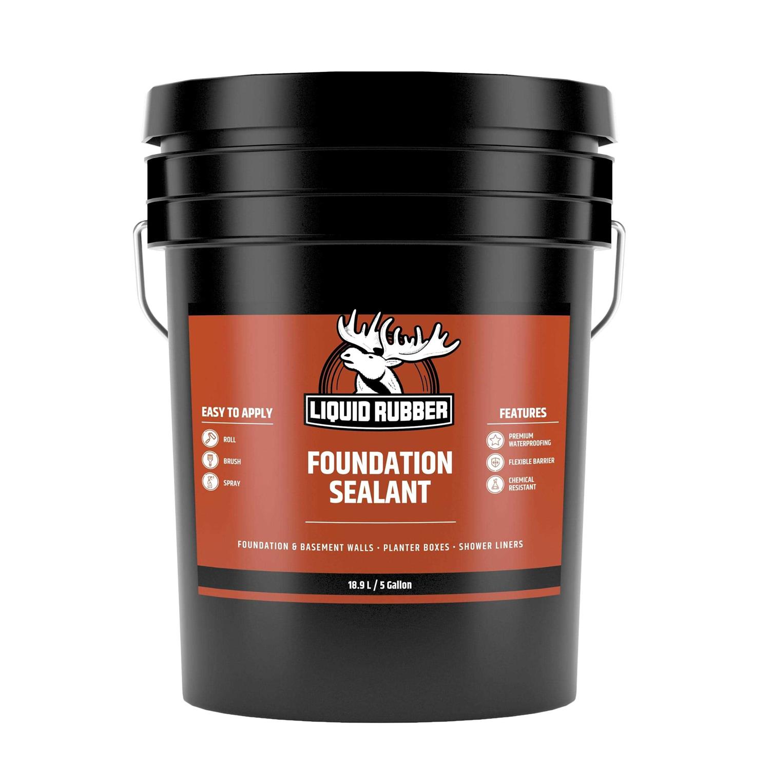 Liquid Rubber Foundation and Basement Sealant Indoor & Outdoor Use - Zenithce