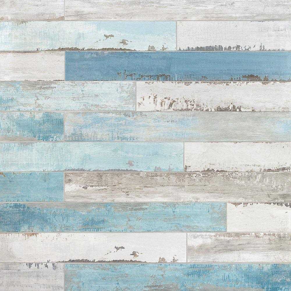 Ivy Hill Tile Cypress Multi-Color 4 in. x Matte Wood Look Ceramic Wall Tile - Zenithce