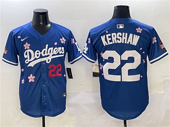 Los Angeles Dodgers #22 Clayton Kershaw Royal 2025 Tokyo Series Limited Stitched Jersey - Zenithce