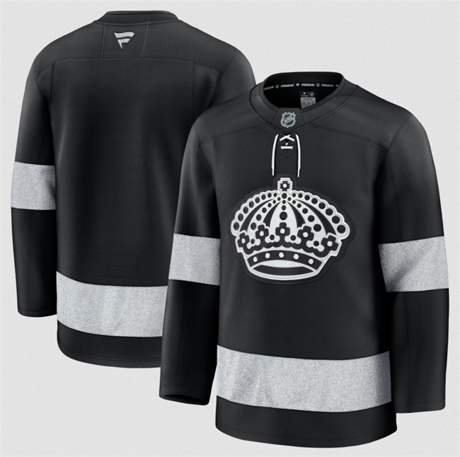 Los Angeles Kings Blank Black Alternate Stitched Jersey - Zenithce