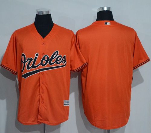 Orioles Blank Orange New Cool Base Stitched Jersey - Zenithce