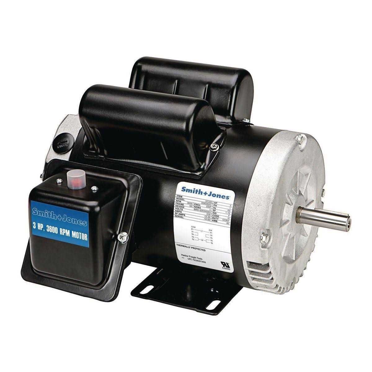 Smith + Jones 1 HP Farm Duty Agricultural Motor - Zenithce