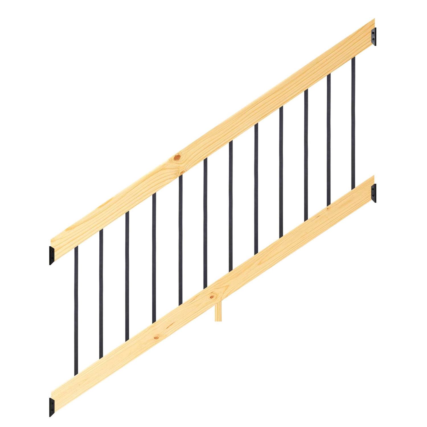 ProWood 6 ft Southern Yellow Pine Stair Rail Kit Balusters - Zenithce