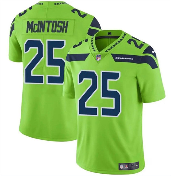 Seattle Seahawks #25 Kenny McIntosh Green Vapor Limited Stitched Jersey - Zenithce