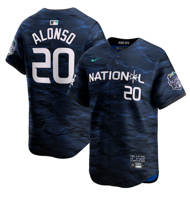 New York Mets #20 Pete Alonso Royal 2023 All-Star Cool Base Stitched Jersey - Zenithce