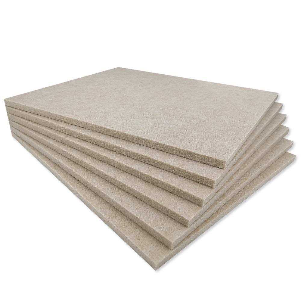 TroyStudio 16 X 12 X 0.5 Inches 6 Pack Dense Thick Soundproofing and Sound Absorbing Panel - Zenithce
