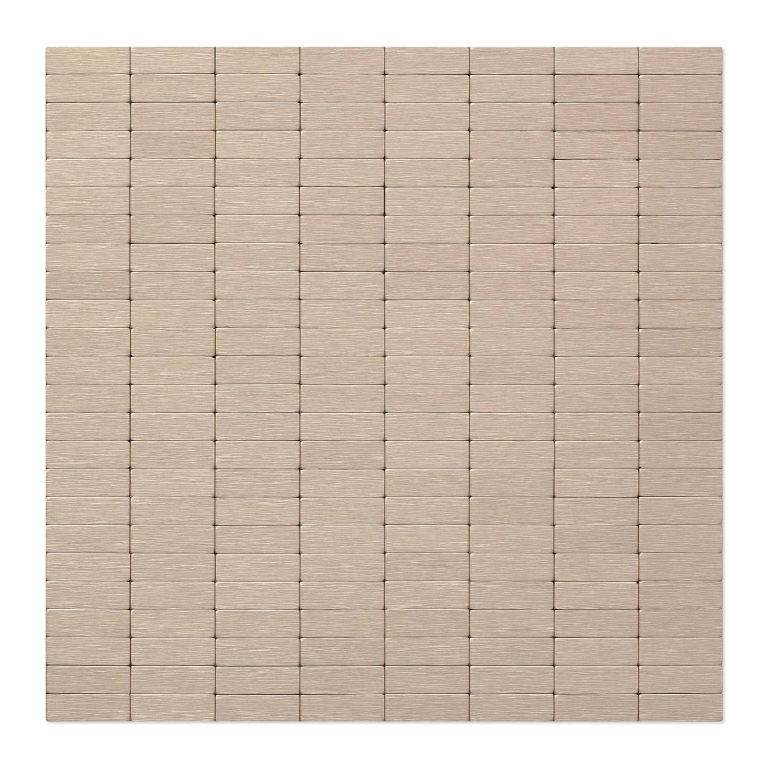 SpeedTiles Hex II Stainless 30 in. x 30.75 in. x 5 mm Metal Peel and Stick Range Backsplash Mosaic Tile RAHE043-S2 - Zenithce