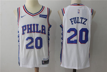 Philadelphia 76ers #20 Markelle Fultz White 2017-2018 Swingman Stubhub Stitched Jersey - Zenithce