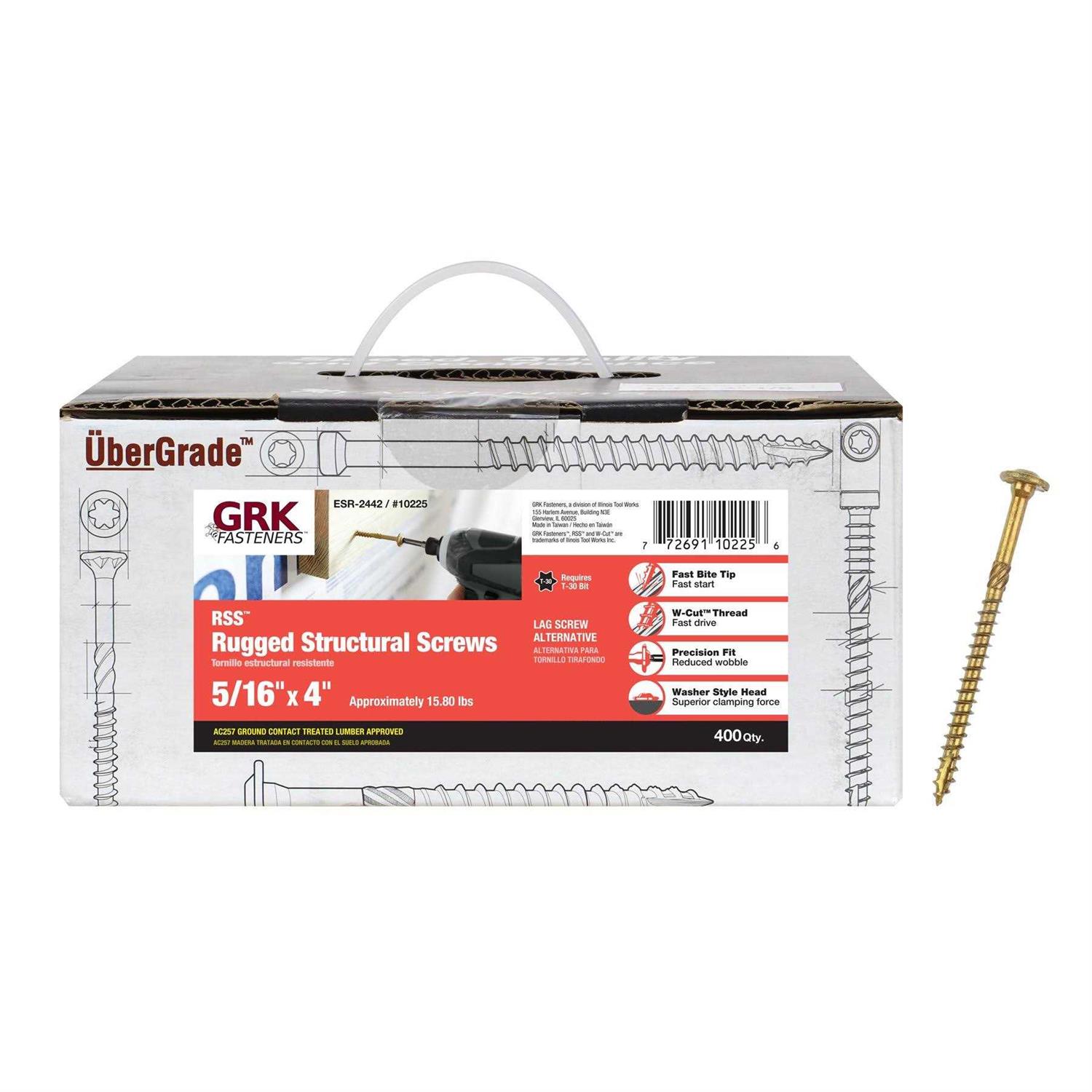 GRK Fasteners 10221 Structural Screw - Zenithce