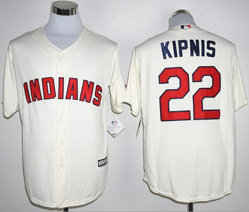 Indians #22 Jason Kipnis Cream New Cool Base Stitched Jersey - Zenithce
