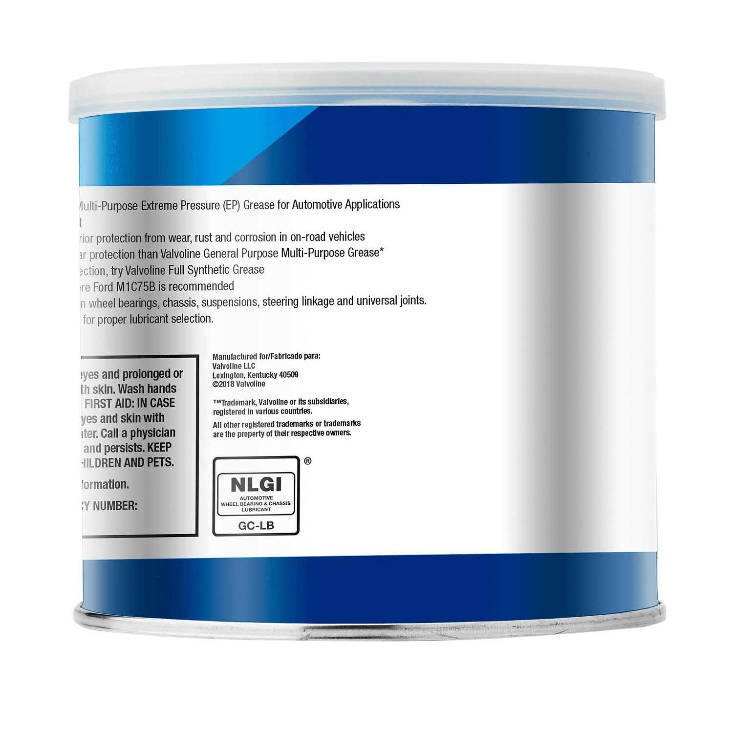 Valvoline VV616 Multi Purpose Grease - Zenithce