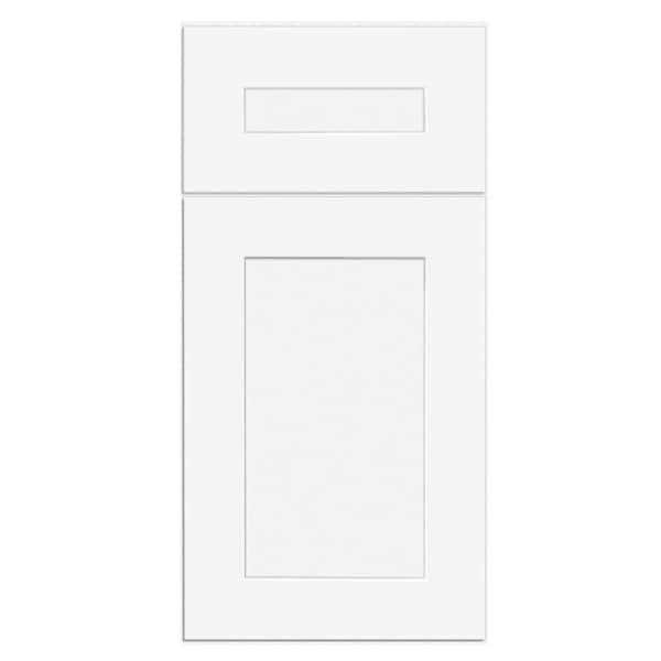 Luxxe Cabinetry Newhaven 0.75-in W x 42-in H x 12-in D Pure MWEP42-NPW - Zenithce