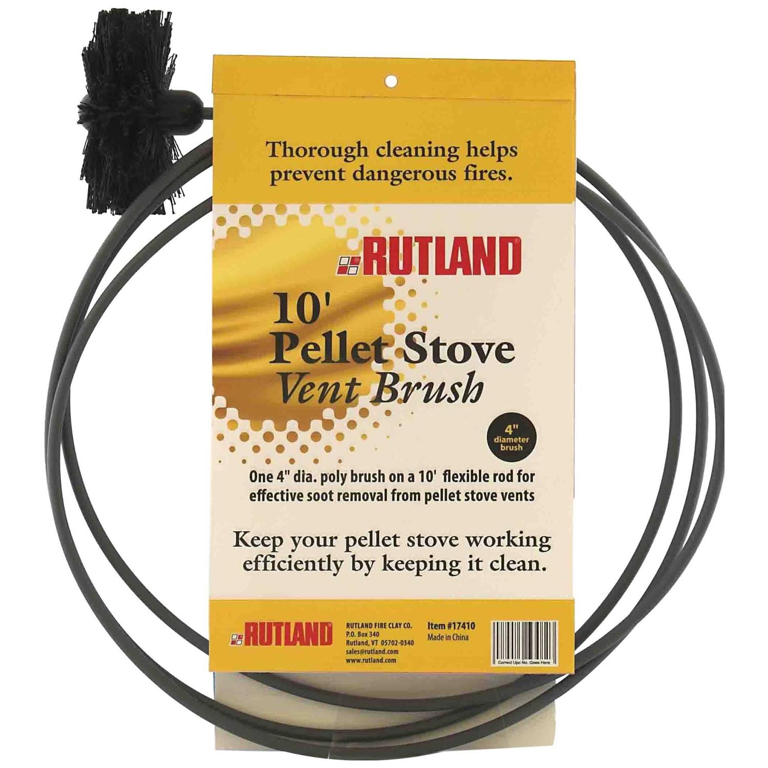 Rutland Pellet Stove Vent Brush with Handle - Zenithce
