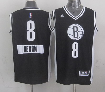 Brooklyn Nets #8 Deron Williams Revolution 30 Swingman 2014 Christmas Day Black Jersey - Zenithce