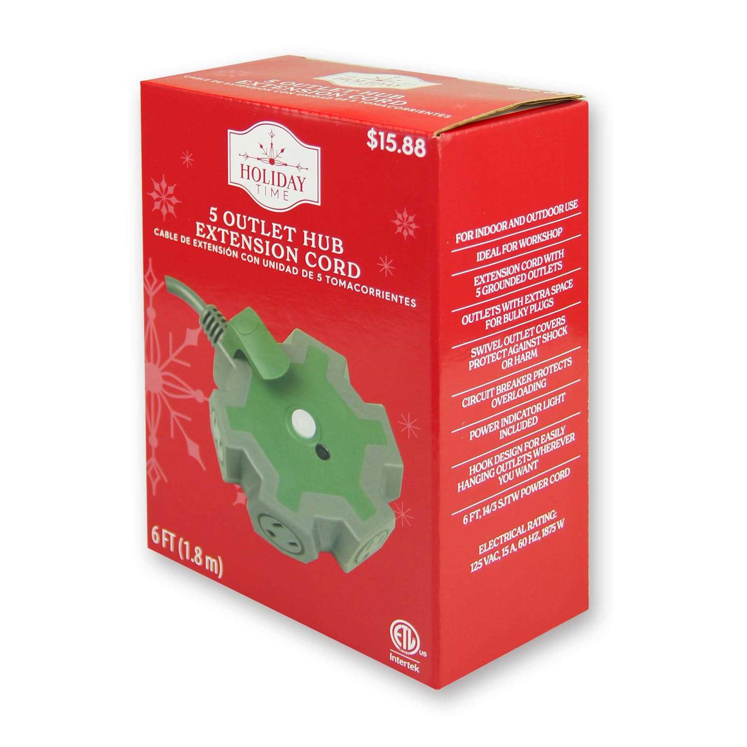 Holiday Lighting Outlet Female Green Slip Plug - Zenithce