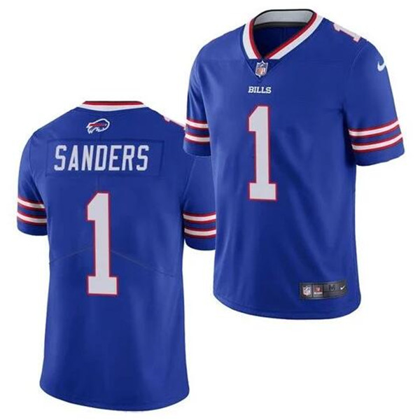 Buffalo Bills #1 Emmanuel Sanders Blue Vapor Untouchable Limited Stitched Jersey - Zenithce