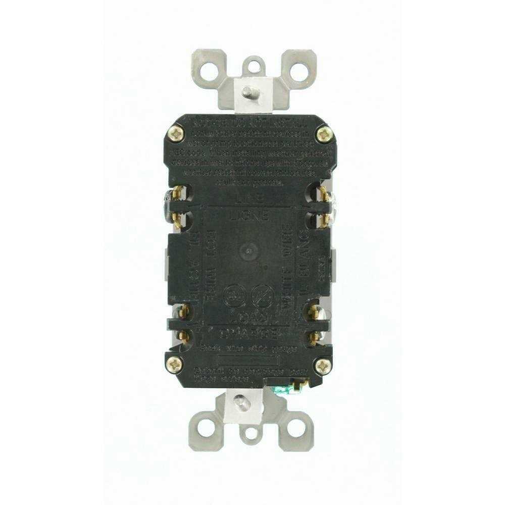 Leviton GFWT1-W Self-Test SmartlockPro Slim Tamper/Weather Resistant GFCI Receptacle - Zenithce