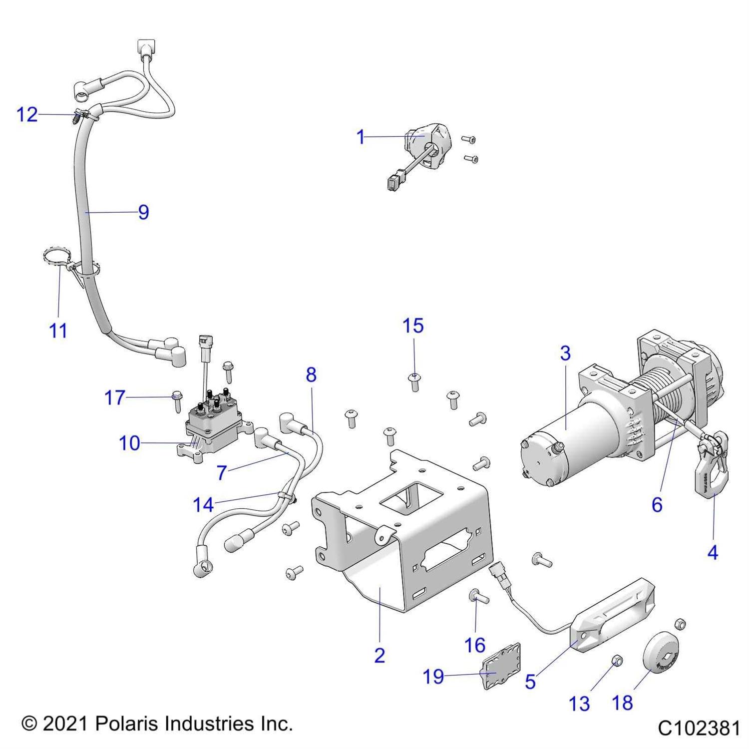 Polaris Switch-KEY,3 POS,SEALED 4017237 - Zenithce