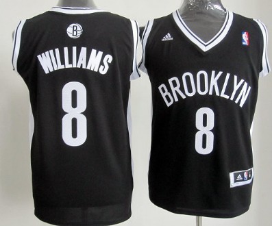 Brooklyn Nets #8 Deron Williams Revolution 30 Swingman Black Jersey - Zenithce