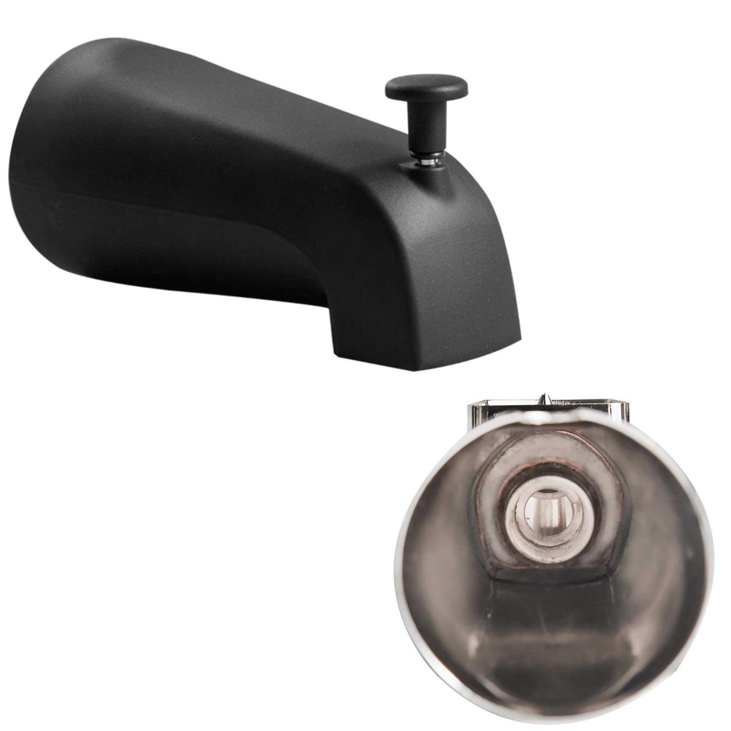 SENTO BETTER HOME BETTER LIFE SENTO Slip On Oil Bronze Universal Bathroom Tub Spout with Diverter - Zenithce