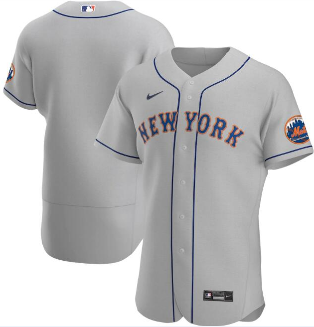 New York Mets Grey Flex Base Stitched Jersey - Zenithce