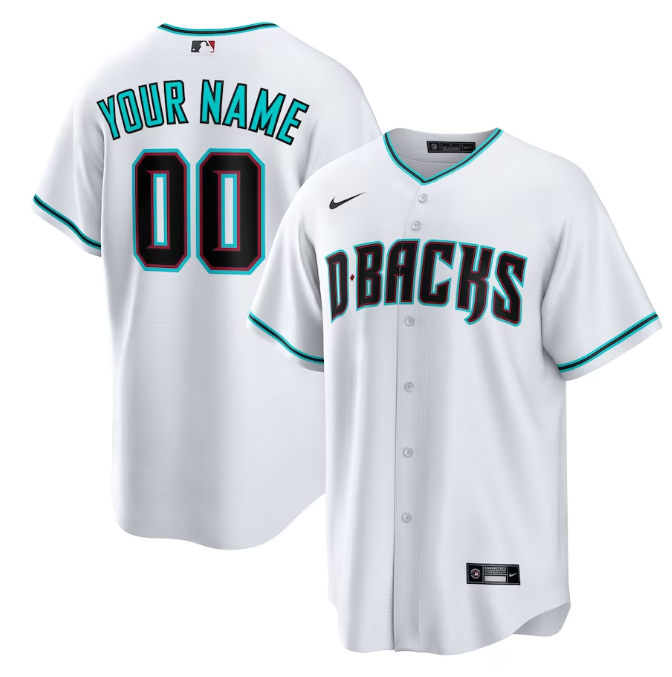 Arizona Diamondbacks Custom White Cool Base Stitched Jersey - Zenithce