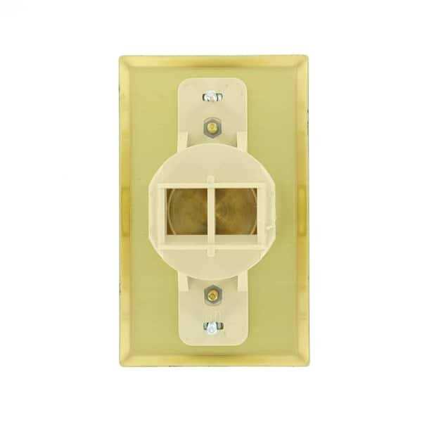 Leviton 40952-2PW Audio/Video Wallplate - Zenithce