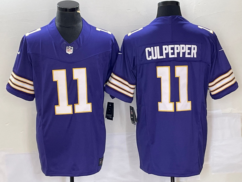 Minnesota Vikings #11 Daunte Culpepper Purple 2023 F.U.S.E. Vapor Untouchable Limited Stitched Jersey - Zenithce