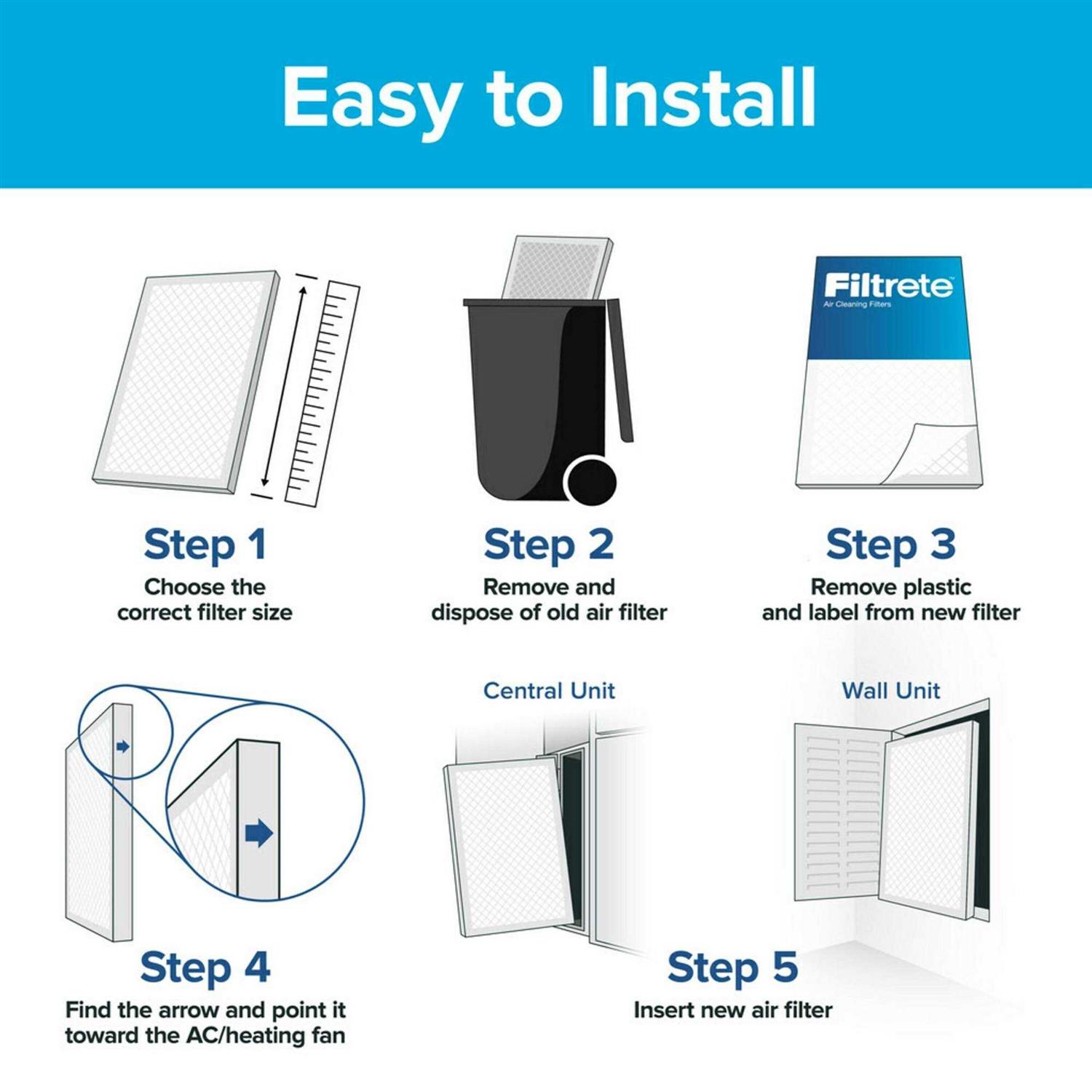 Filtrete Dust Reduction Filter - Zenithce