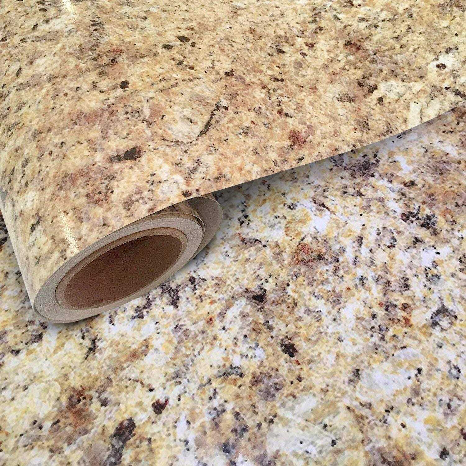 Instant Granite Premium Kitchen Countertop Vinyl Laminate Cover Easy Installation - Zenithce
