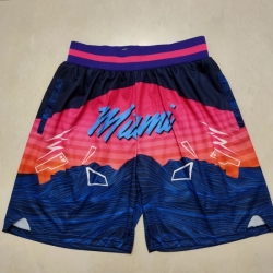 Miami Heat Transfer Shift Pocket Shorts - Zenithce