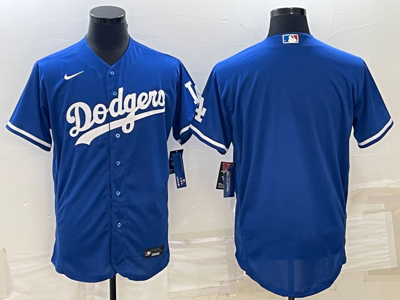 Los Angeles Dodgers Blank Blue Flex Base Stitched Jersey - Zenithce