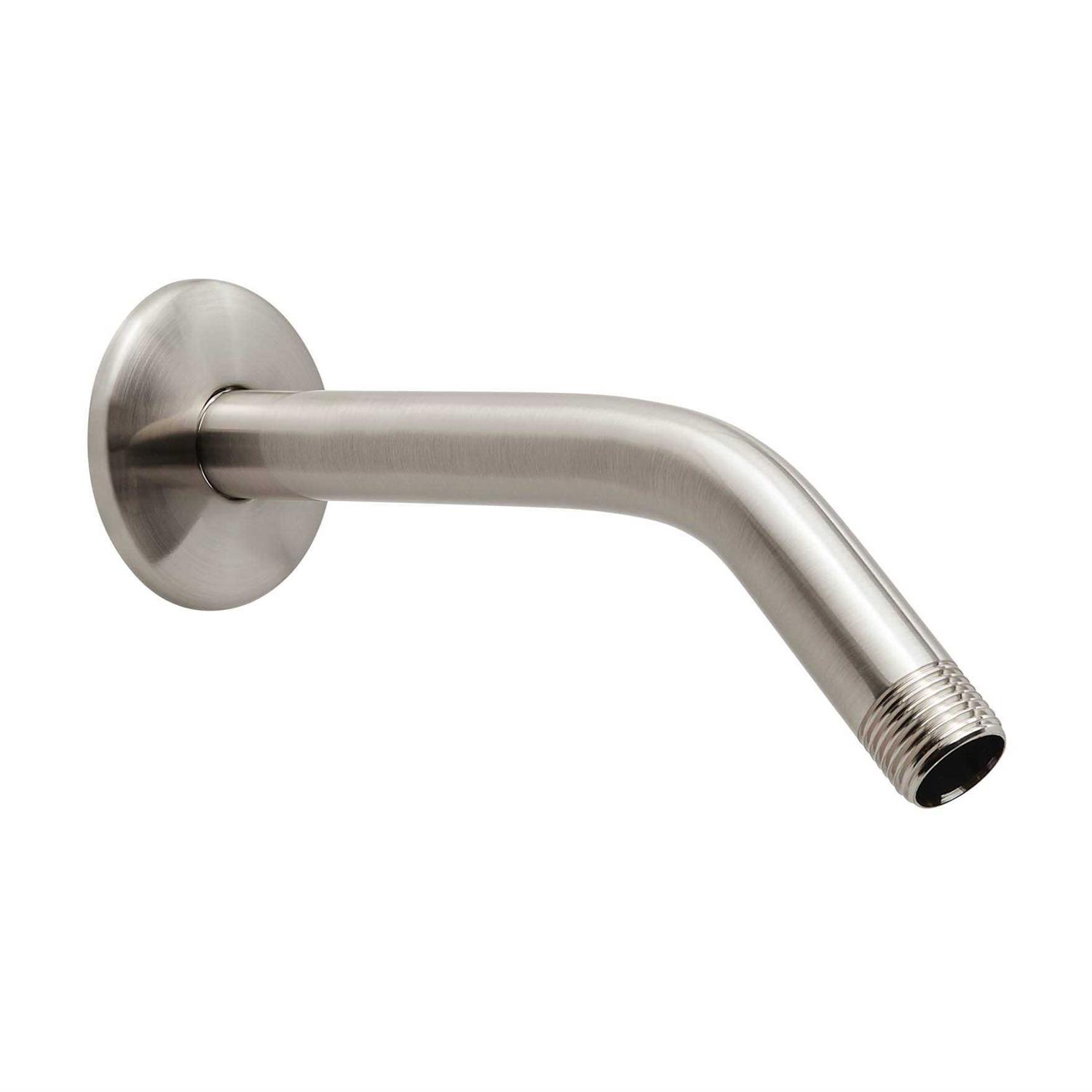 Mainstays 8-in Shower Arm and Flange - Zenithce