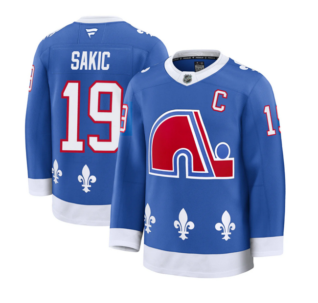 Colorado Avalanche #19 Joe Sakic Blue 2025 With C Patch Alternate Stitched Jersey - Zenithce