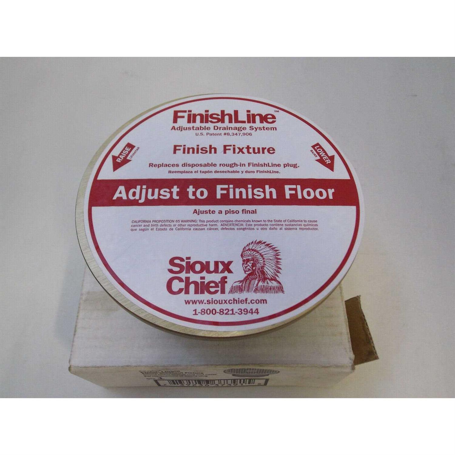 Sioux Chief 832-4HNR 4IN Floor Drain Round Nickel - Zenithce