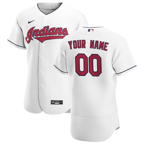 Cleveland Indians Customized Authentic Stitched MLB Jersey - Zenithce