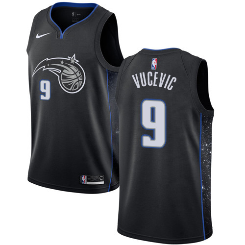 Magic #9 Nikola Vucevic Black Swingman City Edition 2018-19 Jersey - Zenithce