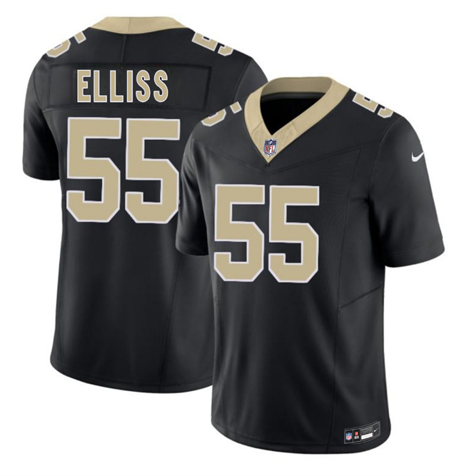 New Orleans Saints #55 Kaden Elliss Black 2026 F.U.S.E Vapor Limited Stitched Jersey - Zenithce