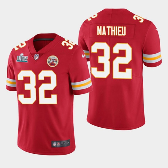 Chiefs #32 Tyrann Mathieu Red Super Bowl LIV Vapor Untouchable Limited Stitched Jersey - Zenithce