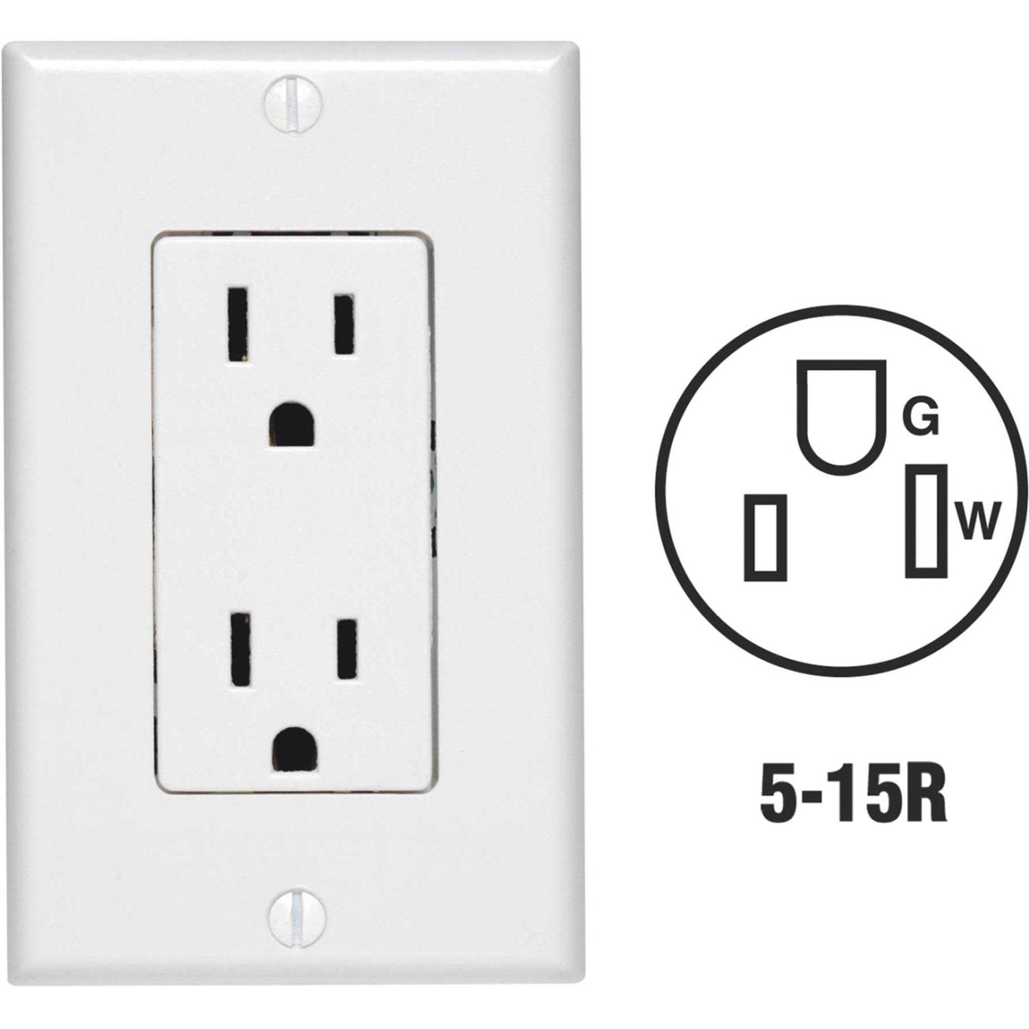Leviton White 3-Gang 2-Toggle/1-Duplex Wall Plate 88021 - Zenithce