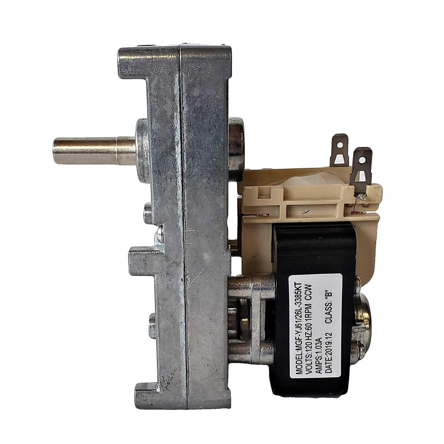 Pellethead Englander Auger Motor Replacement for Pellet Stoves, 1-rpm Counter Clockwise Top and Bottom Auger Feed Motor - Zenithce