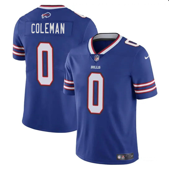 Buffalo Bills #0 Keon Coleman Blue 2024 Draft Vapor Untouchable Limited Stitched Jersey - Zenithce