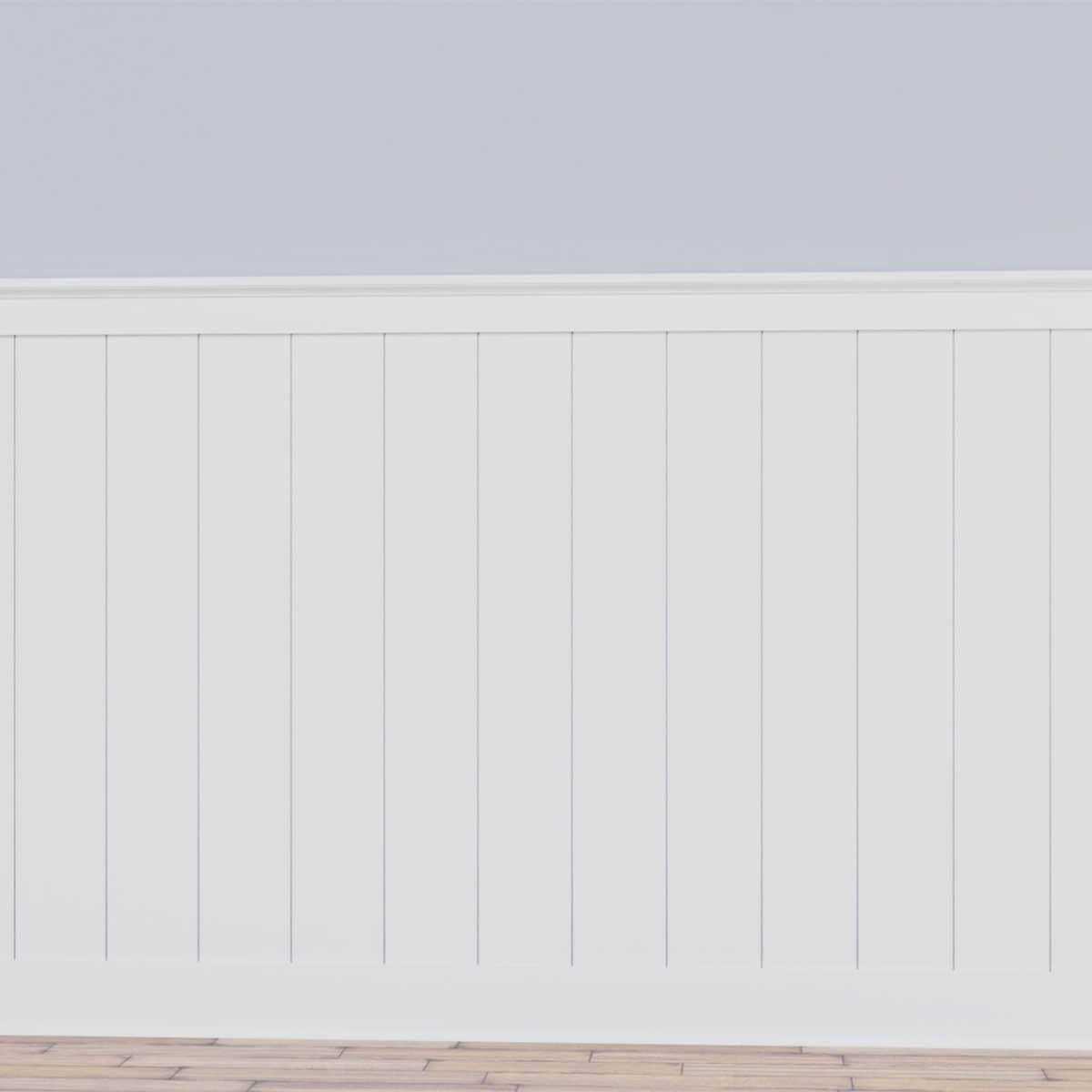 Ekena Millwork Deluxe Beadboard 8′ Length PVC Wainscoting Kit - Zenithce