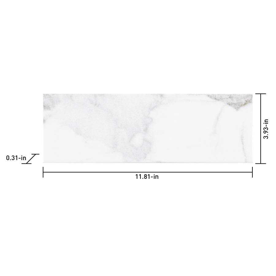 Satori 32 x 32 Polished Porcelain Marble Look Floor & Wall Tile 1001 - Zenithce