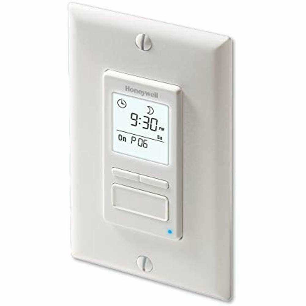 Honeywell Econoswitch 7 Day Solar Programmable Light Switch Timer - Zenithce
