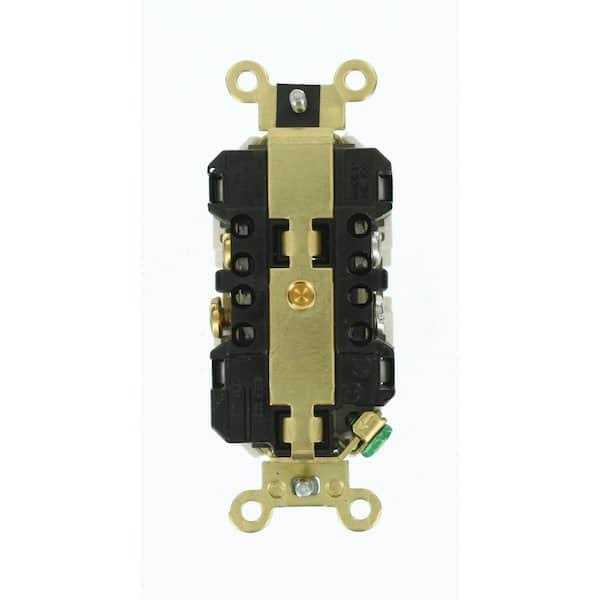 Leviton 5258-SS 15 Amp 125 Volt Short Strap Single Receptacle - Zenithce