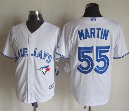 Blue Jays #55 Russell Martin White New Cool Base Stitched Jersey - Zenithce